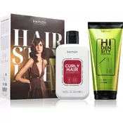 Kemon Darilni set HI DENSITY CONTROL CREAM + CURLY SHAMPOO za kodraste lase