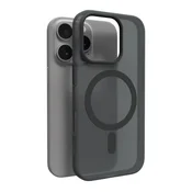 slomart Silikonska torbica Puro Daylight MagSafe za iPhone 16 Pro Max - črna