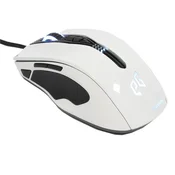 EpicGear Gaming miš Gekkota, Laserski, USB, 8200DPI, 11 tastera, 1.8m kabl, Beli