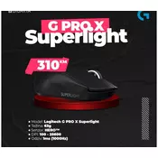 Gaming miš Logitech G PRO X Superlight BLACK