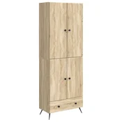 vidaXL Set omar 2 pcs Sonoma hrast Inženirski les