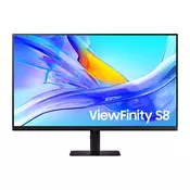 SAMSUNG VA monitor 32 S80UD, 4K 3840x2160, 16:9, 350cd/m2, 5ms, DisplayPort/HDMI/3xUSB/USB-C/LAN, Pivot LS32D800UAUXEN