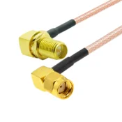 Pigtail SMA-RP vtičnica/vtič kotni RG316 2m