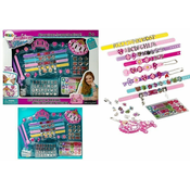 slomart Komplet za izdelavo nakita LEAN TOYS: zapestnice, obeski, črke DIY