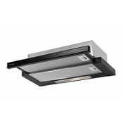 eoshop Kuhinjska napa DRSNA ČRNA STEKLO inox/črna