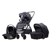 La Mama Kolica za bebe 3u1 Trio, Crna