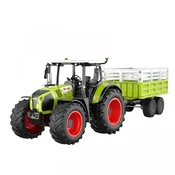 Cada Double E Claas 660 traktor s prikolico, daljinsko upravljanje, 1:24