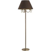 Casa Padrino luxury baroque crystal floor lamp brass with patina/dark brown H. 172 cm