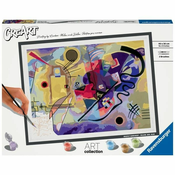 Ravensburger CreArt Wassily Kandinsky: Rumena, rdeča, modra