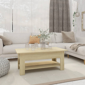 The Living Store The Living Store Klubska mizica sonoma hrast 102x55x42 cm iverna plošča - Klubska Mizica, (21574833)