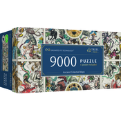 Trefl Puzzle UFT Stari zemljevidi neba ozvezdij 9000 kosov