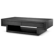 Casa Padrino luxury coffee table with 4 drawers black gray 140 cm