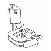 Prijenosni umivaonik na napuhavanje za pranje kose prijenosnim tušem