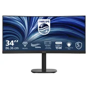 Philips 34B2N3500C/00 34 Ukrivljen monitor, WQHD, VA, 120 Hz, USB zvezdišče, zvočniki