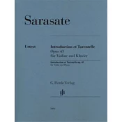 SARASATE:INTRODUCTION ET TARENTELLE OP.43 FOR VIOLIN AND PIANO