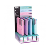 APLI kemični svinčniki Nordik, 5 barv