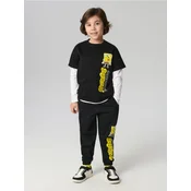 Sinsay - Jogger pantalone SpongeBob SquarePants - crno