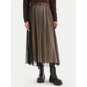 TWINSET Midi krilo 252TT2023 Črna Regular Fit