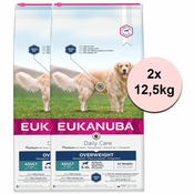 EUKANUBA Daily Care Overweight 2x12,5 kg