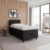 Bessagi Home Postelja Z Vzmetnico Vida, Antracit, Nadvložek, 90x200