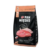 PAN MIĘSKO Govedina z puranom XL suha pasja hrana, 3 kg