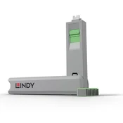 shumee Lindy 40426 ključavnica za vrata USB-C + ključ, zelena, 5 kosov