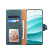 LENUO Usnjen preklopni ovitek za Redmi Note 14 Pro+ 5G modra