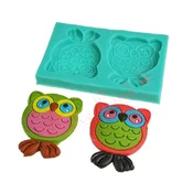 shumee Silikonski kalup za sladkorno pasto OWL OWLS