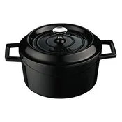 Saucepan, cast iron, 32 cm, Trendy range, black - LAVA brand