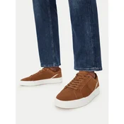 Superge Tommy Hilfiger Th Court Premium Suede FM0FM05880 Rjava