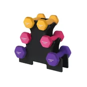 Songmics Set ročk 1 kg 15 kg 2 kg 142x63x57 cm roza