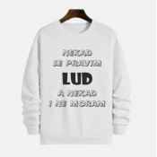 MAFIMI Muški duks Nekad se pravim lud, Beli