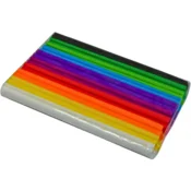 shumee Barvni krep papir MIX 25cm x 200cm 10 barv