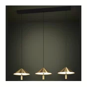 Eglo 390272 - LED Zatemnitveni lestenec na vrvici PARAGUAY 3xLED/12W/230V 3000K zlata