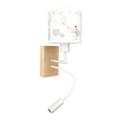 Brilagi - LED fleksibilna lampa BOBO WOOD 1xE27/25W/230V + LED/3W hrast/bela/krem./král.