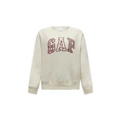 GAP Majica HERITAGE svetlo bež/rjava/roza/rdeča