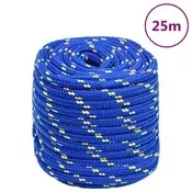 Vidaxl vidaXL Jadralna vrv, modra, 18 mm, 25 m, polipropilen