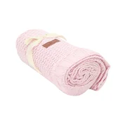 Lillo&Pippo pleteno cebe 80x100cm, roze