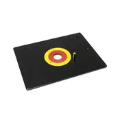Osrednja plošča za rezkar 306x229x6 mm, odprtina D30-66-98 mm, IGM