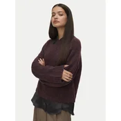 Vero Moda Pulover Ingrid 10331365 Vijolična Regular Fit