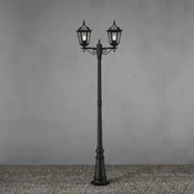 Konstsmide Svetilo Firenze, 2-svetlobno, črno - Podeželska hiša/Rustikalna - jasno - Kovina