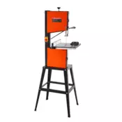 VEVOR Namizna trakasta žaga z dvema hitrostma in stojalom 335x340 mm širina reza 254 mm