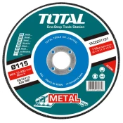 TOTAL Brusna ploca za metal 115x6x22, 2mm