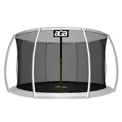 INLEA Vnútorná zaštitna mreža za trampolin ULTIMATE Jump s ukupnim promjerom 366 cm na 8 tycí BLACK