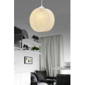 Opviq Luster Drum, 24x9cm, Krem