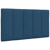 Vidaxl Blazina za vzglavje Hanko modra 90 cm blago
