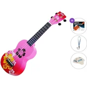 Mahalo Hibiscus Standard SET Hibiscus Red Burst Soprano ukulele