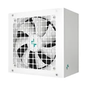 DeepCool Napajalnik 750W - PN750-M WH (80 Plus Gold, ATX3.1, PCI-E 5.1, aktivni PFC, popolnoma modularen, 12 cm, bel)