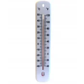 Duwi Plastični analogni okenski termometer bel 21 cm 1 kos
