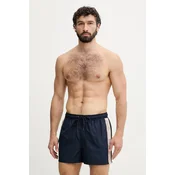 Calvin Klein Swimwear Kratke kopalne hlače Drawstring  temno modra / svetlo siva / marelica